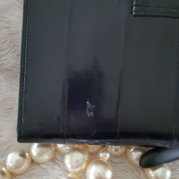 Vintage Eel Skin Checkbook Wallet - Picture 5 of 8